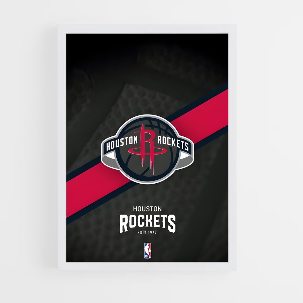 Poster Houston rockets franchise – affiche Basketball (vue 3)